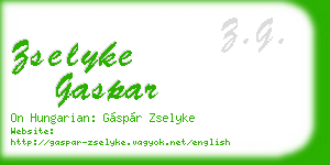 zselyke gaspar business card